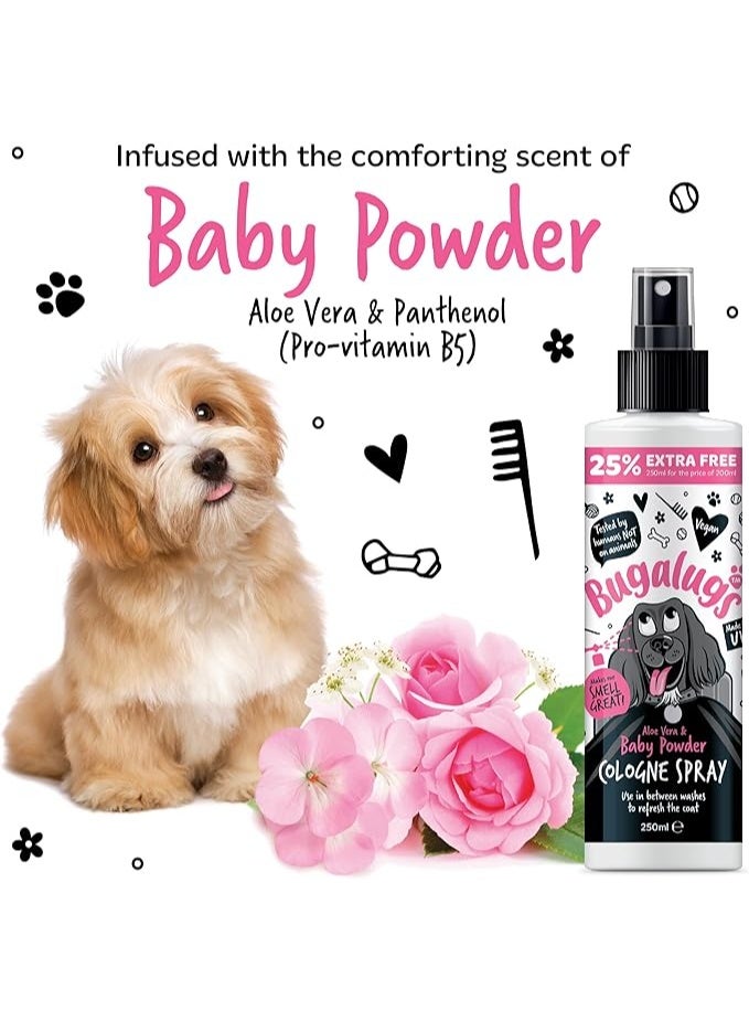BUGALUGS Baby Fresh Dog Perfume 200ml with Spray Pump, Vegan Dog Cologne, Dog Deodoriser Spray, Dog Perfume Spray - Image 3